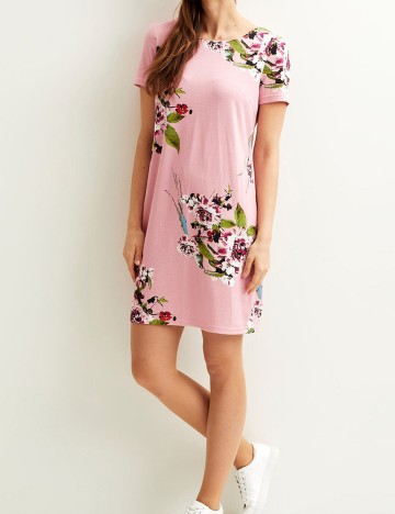 
						Rochie Scurta Vila, roz, XS