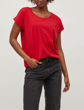 Tricou Vila, rosu, XS