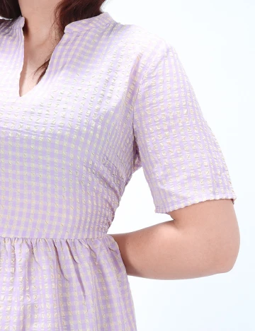Rochie medie Pieces, mov, M