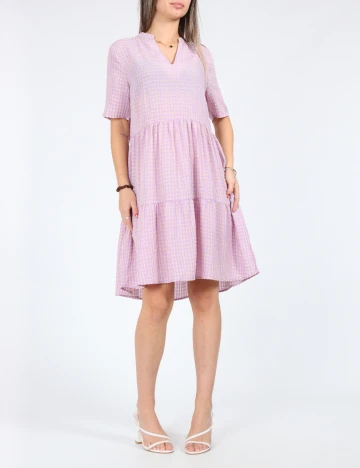 Rochie medie Pieces, mov, M