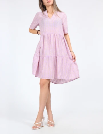 Rochie medie Pieces, mov, M