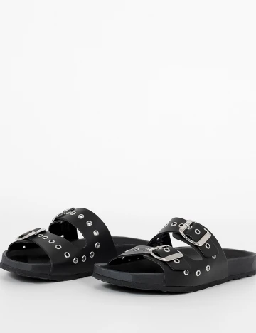 Slapi Pieces, negru, 36