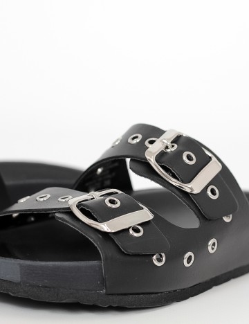 Slapi Pieces, negru, 36