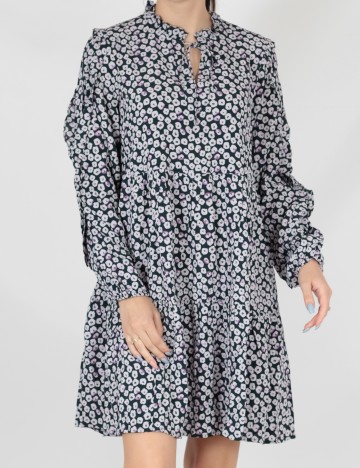 Rochie scurta Noisy May, floral, XS