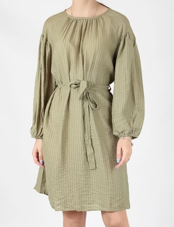 Rochie scurta Pieces, verde, M