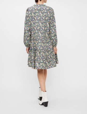 Rochie scurta Pieces, floral, XS