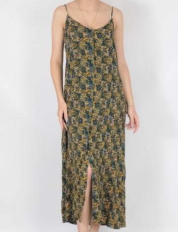 Rochie medie Vila, mix culori