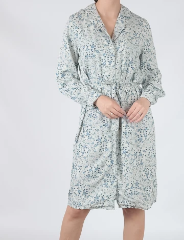 Rochie medie Object, bleu, 36