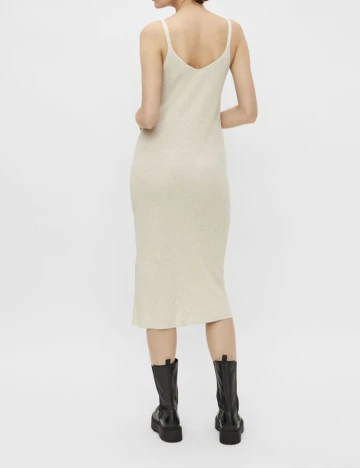 Rochie medie Object, crem, XL