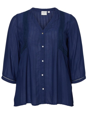 Bluza Junarose, bleumarin, 48