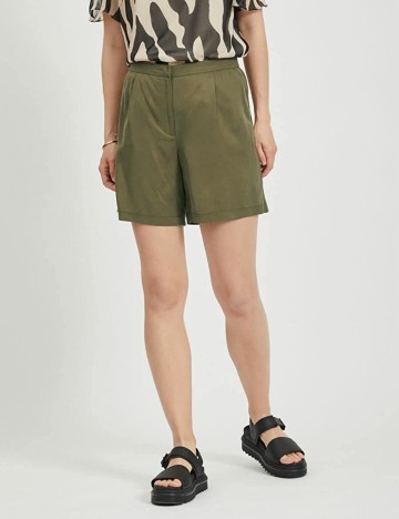 
						Pantaloni scurti Vila, verde, 40