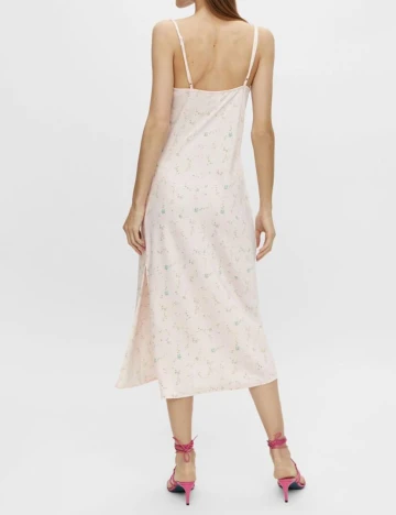 Rochie medie Yargici, roz, XL
