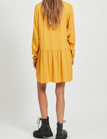 Rochie Scurta Vila, mustar, 38