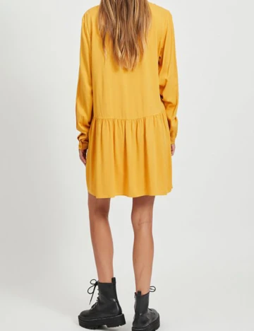 Rochie Scurta Vila, mustar, 38