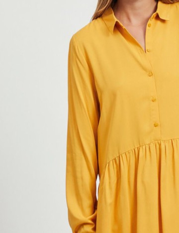 Rochie Scurta Vila, mustar, 38