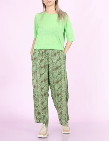 Pantaloni Noisy May, verde, XS