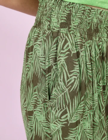 Pantaloni Noisy May, verde, XS