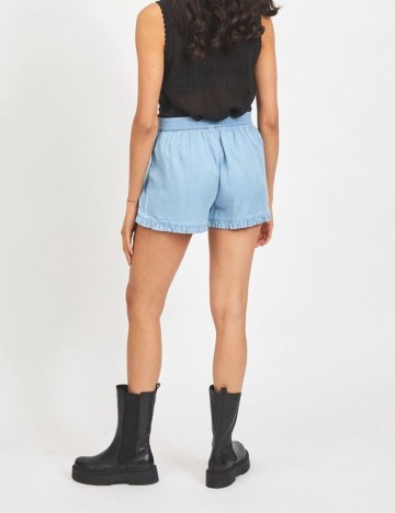 Pantaloni scurti Vila, bleu, 38
