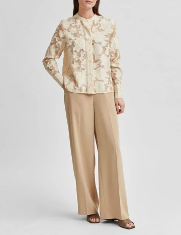 Camasa Selected Femme, crem, 36