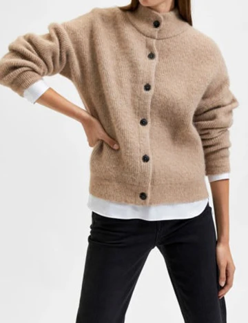 Cardigan Selected Femme, maro, L
