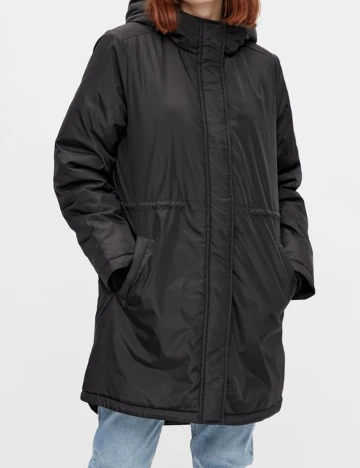 Geaca Pieces, negru, L Negru