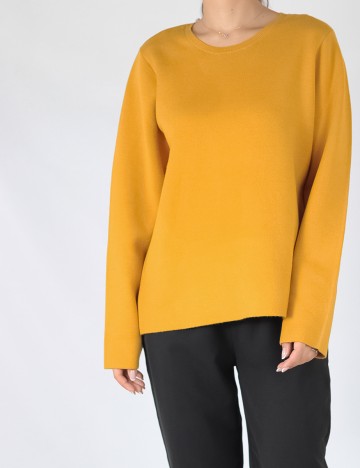 Pulover Selected Femme, mustar, L