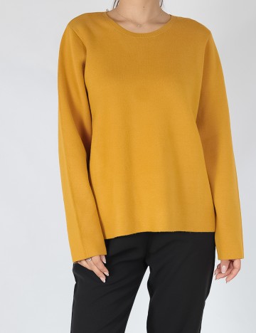 Pulover Selected Femme, mustar, L