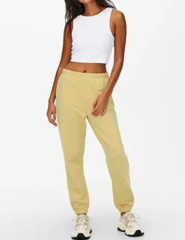 Pantaloni Only, galben, L Galben