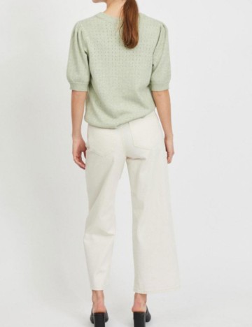 Bluza Vila, verde deschis, L