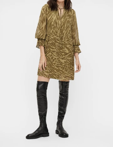 Rochie scurta Object, kaki, 36