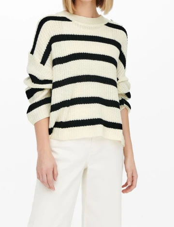 Pulover Jacqueline de Yong, ecru, M