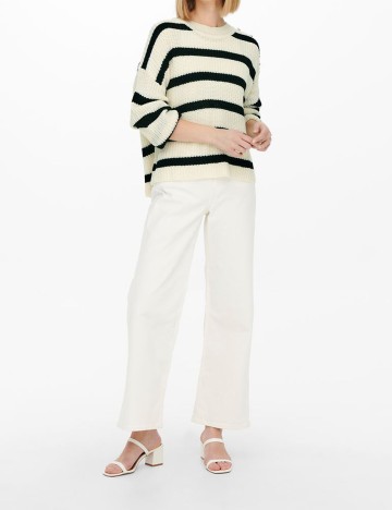 Pulover Jacqueline de Yong, ecru, M