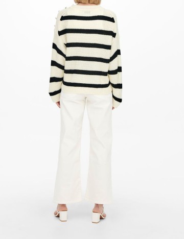 Pulover Jacqueline de Yong, ecru, M