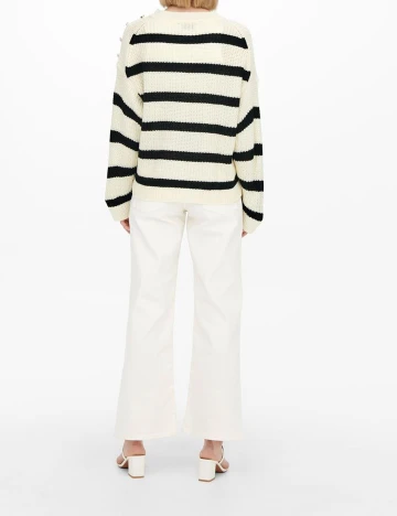 Pulover Jacqueline de Yong, ecru, M