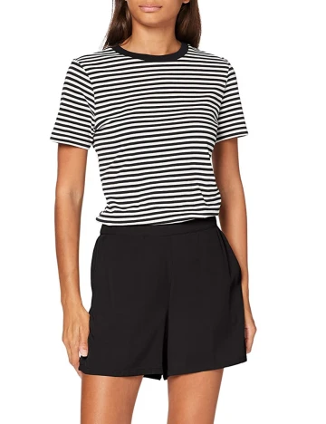 Pantaloni scurti Vila, negru, 40