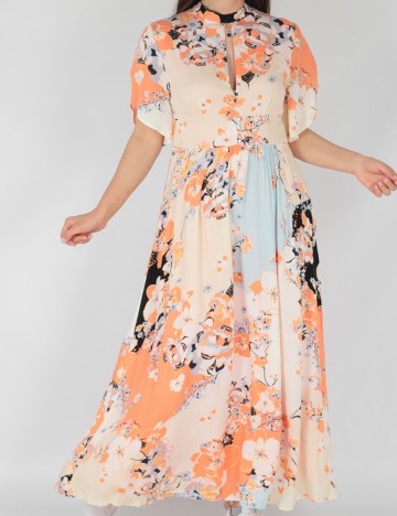 Rochie lunga Selected Femme, floral, 34