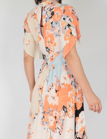 Rochie lunga Selected Femme, floral, 34