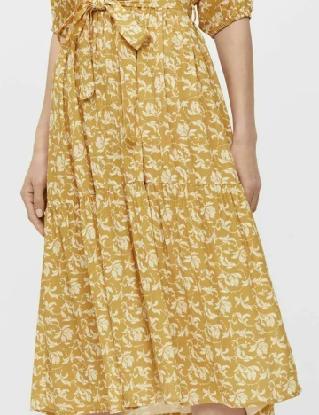 Rochie medie Object, mustar, 42