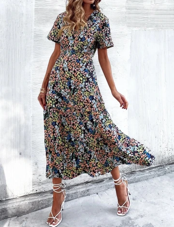 Rochie lunga SHEIN, floral, L