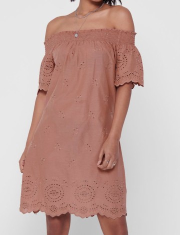 Rochie Scurta Only, roz pudra, 36