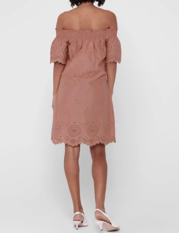 Rochie Scurta Only, roz pudra, 36