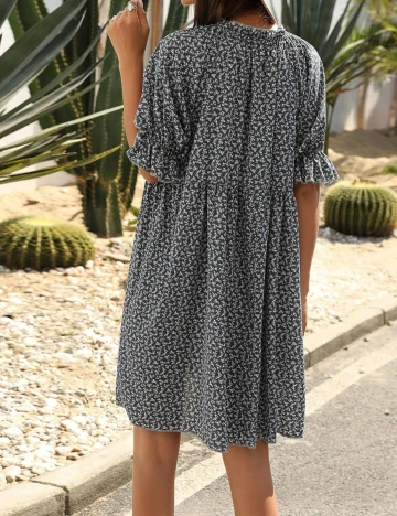 Rochie Scurta SHEIN, albastru, L Albastru