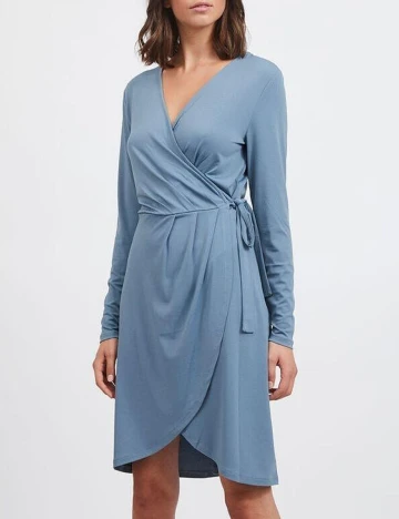 Rochie scurta Vila, bleu, XS
