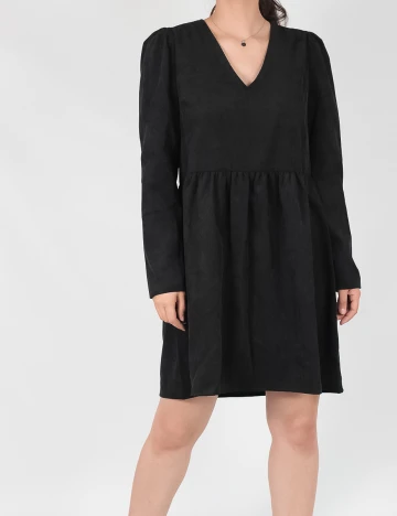 Rochie scurta Pieces, negru, XS