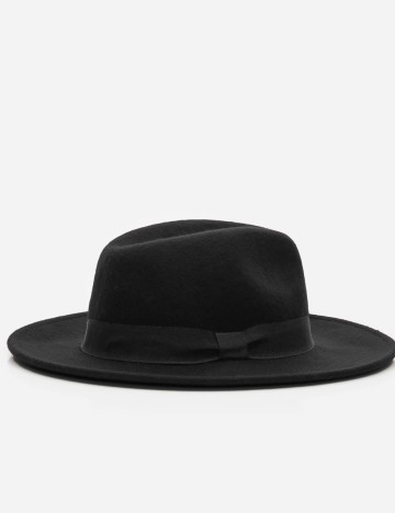 Palarie Pieces, negru, M/L