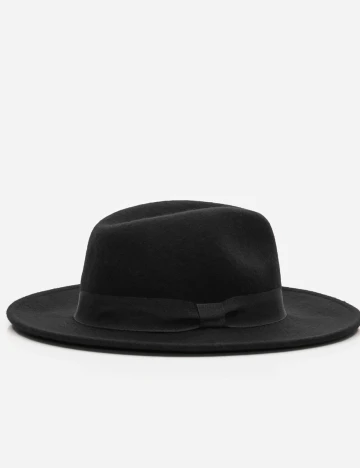 Palarie Pieces, negru, M/L