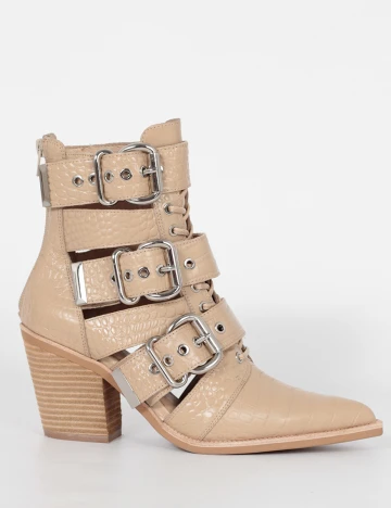 Botine Jeffrey Campbell, crem, 38 Crem