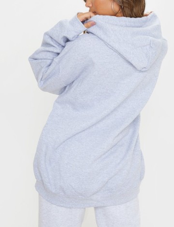 Hanorac Oversize PRETTYLITTLETHING, gri, XS