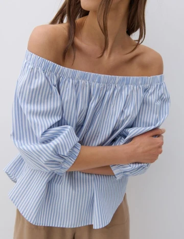 Bluza Reserved, bleu, 34 Albastru