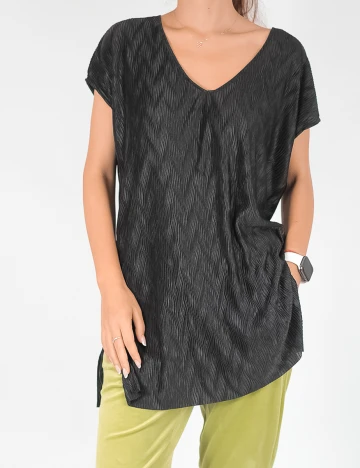 Tricou Reserved, negru, S Negru